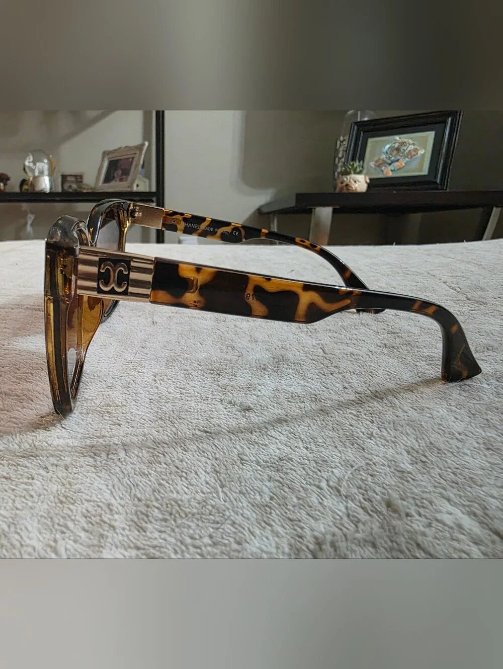 Fashion Tortoiseshell Women's Sunglasses with Brown Gradient Lenses